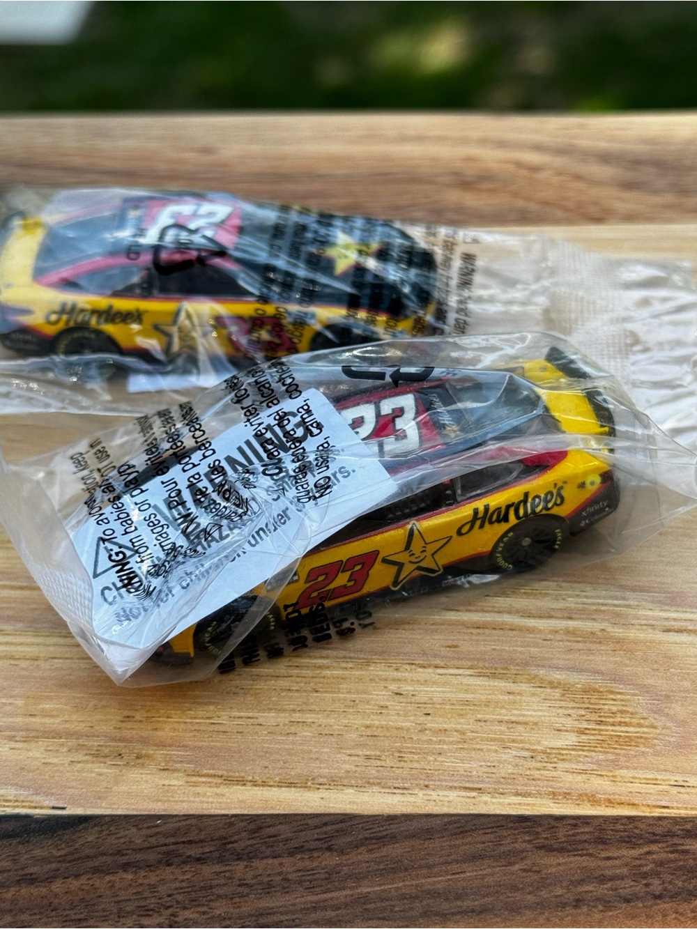 Bubba Wallace #23 Hardee's NASCAR diecast car 1/64 New unopened - Picture 7 of 8